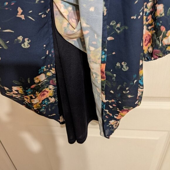 MEXX Blue floral boho dress size 2 @Y - Picture 9 of 12